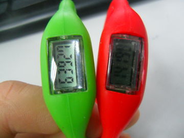 Προωθητικό Pedometer Wristband σιλικόνης λαστιχένιο ρολόι, πολλών χρήσεων ρολόι Wristband σιλικόνης μετακίνησης