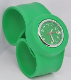 Ρολόι Wristband σιλικόνης cOem, πράσινα αγόρια/λαστιχένιο ρολόι κοριτσιών