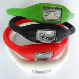 Ψηφιακό ανιόν ιονικό λαστιχένιο Wristwatch ρολογιών Wristband σιλικόνης με τα φιλικά προς το περιβάλλον υλικά