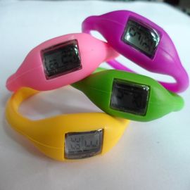 Pms χρωμάτων σιλικόνης Wristband ιονικό ανιόν Wristwatch ζελατίνας ρολογιών λαστιχένιο με την μετάξι-οθόνη που τυπώνεται