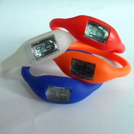 Pms χρωμάτων σιλικόνης Wristband ιονικό ανιόν Wristwatch ζελατίνας ρολογιών λαστιχένιο με την μετάξι-οθόνη που τυπώνεται