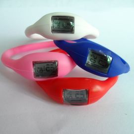 Pms χρωμάτων σιλικόνης Wristband ιονικό ανιόν Wristwatch ζελατίνας ρολογιών λαστιχένιο με την μετάξι-οθόνη που τυπώνεται