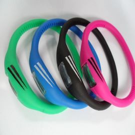 Το για άνδρες και για γυναίκες ρολόι Wristband σιλικόνης, αθλητικός χαλαζίας ανιόντων ζελατίνας κολυμπά το ρολόι
