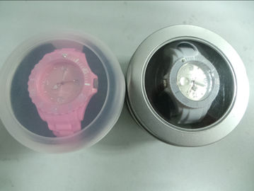 Ρολόι Wristband σιλικόνης ζωνών PU, μαλακό έξυπνο οδηγημένο ρολόι οθόνης αφής, 1 ATM αδιάβροχο
