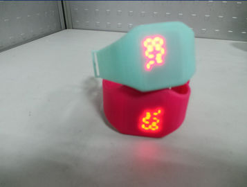 Αδιάβροχο ρολόι Wristband σιλικόνης, οδηγημένο αθλητισμός ρολόι οθόνης αφής
