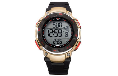 Προωθητικά ρολόγια νερού ημερολογιακού Wristwatch ζωνών ABS ανθεκτικά στρογγυλά ψηφιακά
