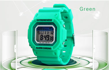 Κομψή περίπτωση 12/24 ωρ. Wristwatches ABS γυναικείων άσπρη ψηφιακή ρολογιών