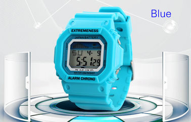 Κομψή περίπτωση 12/24 ωρ. Wristwatches ABS γυναικείων άσπρη ψηφιακή ρολογιών