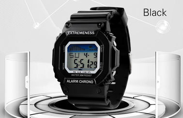 Κομψή περίπτωση 12/24 ωρ. Wristwatches ABS γυναικείων άσπρη ψηφιακή ρολογιών