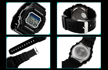 Κομψή περίπτωση 12/24 ωρ. Wristwatches ABS γυναικείων άσπρη ψηφιακή ρολογιών