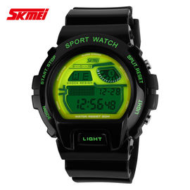LCD πολλών χρήσεων ψηφιακό Wristwatch με PU το νικέλιο λουριών ελεύθερο