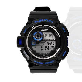 5OM Chronograph νερού ανθεκτικό πολλών χρήσεων ψηφιακό ρολόι EL Backlight