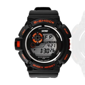 5OM Chronograph νερού ανθεκτικό πολλών χρήσεων ψηφιακό ρολόι EL Backlight