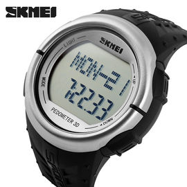Pedometer ποσοστού καρδιών αθλητικά ρολόγια 50M αδιάβροχα με την αντίστροφη μέτρηση