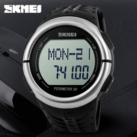 Pedometer ρολογιών επίδειξης LCD πολλών χρήσεων ψηφιακό ποσοστό καρδιών θερμίδων μέτρου