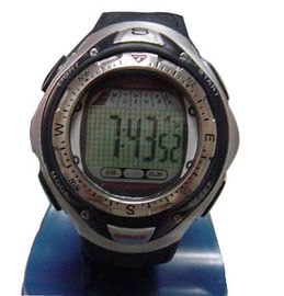 Για άνδρες και για γυναίκες PU LCD καθημερινός συναγερμός πολλών χρήσεων Wristwatch αθλητικών ρολογιών