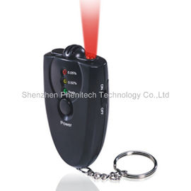 Ψηφιακός ελεγκτής Breathalyzer οινοπνεύματος αναπνοής Keychain ακρίβειας με το cOem λειτουργίας φανών