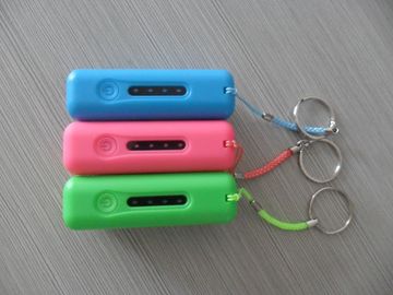 φορητή τράπεζα δύναμης 2600mAh USB με το φως, κόκκινος/το ροζ των οδηγήσεων/πράσινος