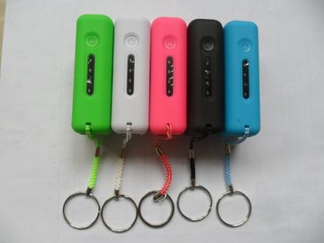 φορητή τράπεζα δύναμης 2600mAh USB με το φως, κόκκινος/το ροζ των οδηγήσεων/πράσινος