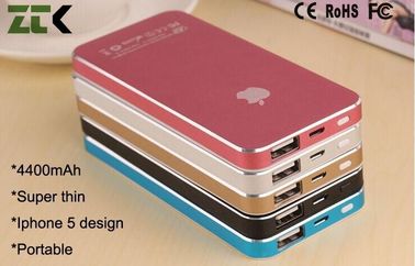 Πολυμερές σώμα Iphone 5 φορητή τράπεζα δύναμης μορφής για τη ψηφιακή κάμερα, MP3, MP4