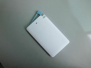 Φορητή λεπτή λι-ιονική τράπεζα 4000mAh δύναμης για το κινητά τηλέφωνο/Ipad, άσπρα
