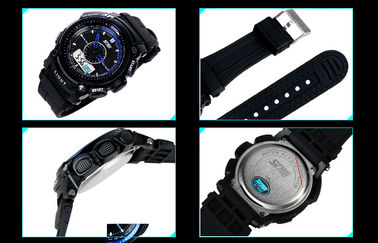 5 ATM αναλογικό-ψηφιακό Wristwatch, επίδειξη Wristwatches υπόθεσης LCD ABS