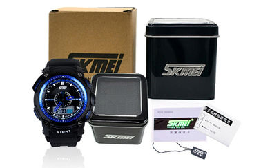 5 ATM αναλογικό-ψηφιακό Wristwatch, επίδειξη Wristwatches υπόθεσης LCD ABS