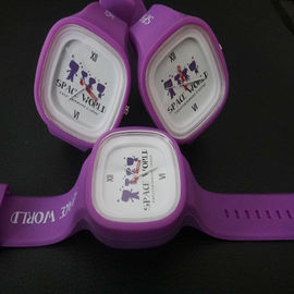 Μοντέρνη τυπωμένη συνήθεια ζελατίνα Wristwatches με το ανταλλάξιμα λουρί/το πρόσωπο