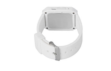 Περιστασιακό άσπρο κινητό τηλέφωνο Bluetooth έξυπνο Wristwatch με την εικόνα τηλεχειρισμού