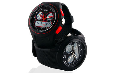 Κυρία Round Multifunction αναλογικό-ψηφιακό Wristwatch με τον ωριαίο κτύπο