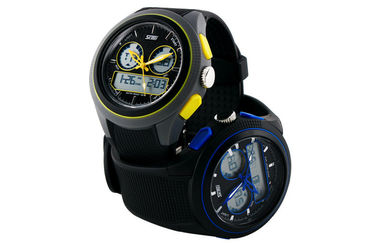 Κυρία Round Multifunction αναλογικό-ψηφιακό Wristwatch με τον ωριαίο κτύπο