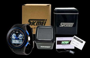 Κυρία Round Multifunction αναλογικό-ψηφιακό Wristwatch με τον ωριαίο κτύπο