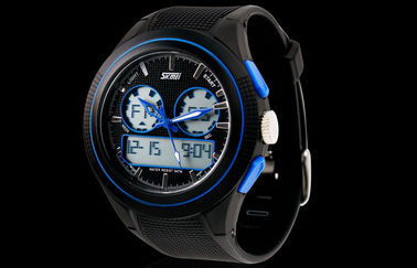 Κυρία Round Multifunction αναλογικό-ψηφιακό Wristwatch με τον ωριαίο κτύπο