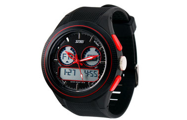 Κυρία Round Multifunction αναλογικό-ψηφιακό Wristwatch με τον ωριαίο κτύπο