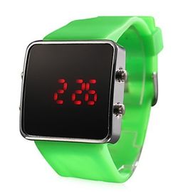 Δροσίστε ψηφιακό Wristwatch των οδηγήσεων αφής με την περίπτωση χάλυβα Stainess, ρολόι καθρεφτών των οδηγήσεων