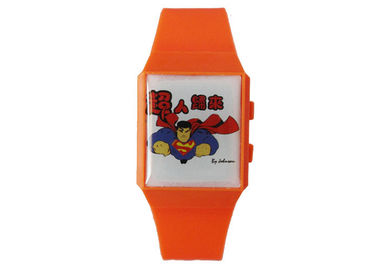 Το μεγάλο πρόσωπο οδήγησε το ψηφιακό λουρί Wristwatch TPU χαλαζία της Ιαπωνίας Movt, ανοξείδωτο πίσω