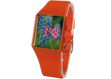 Το μεγάλο πρόσωπο οδήγησε το ψηφιακό λουρί Wristwatch TPU χαλαζία της Ιαπωνίας Movt, ανοξείδωτο πίσω