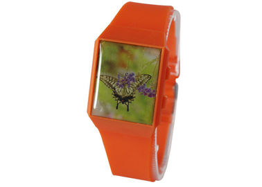 Το μεγάλο πρόσωπο οδήγησε το ψηφιακό λουρί Wristwatch TPU χαλαζία της Ιαπωνίας Movt, ανοξείδωτο πίσω