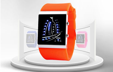Ψηφιακό Wristwatch των ζωηρόχρωμων οδηγήσεων
