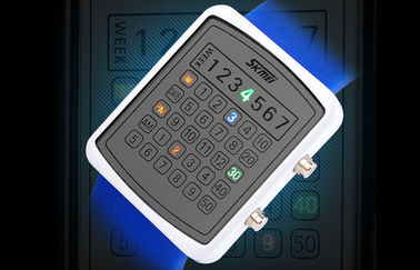 EL Backlight ψηφιακό Wristwatch, ρολόγια οδηγήσεων καθρεφτών πινάκων υπολογιστών