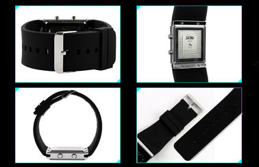 Ψηφιακό Wristwatch των οδηγήσεων κοριτσιών, μπλε ηλεκτρονικά ρολόγια λουριών σιλικόνης