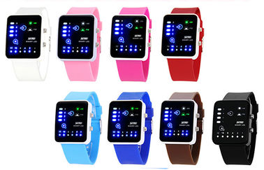 Γυναικείο Shockproof LED ψηφιακό Wristwatch, αντιμαγνητικό δυαδικό ρολόι