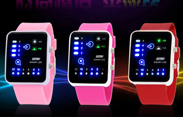 Γυναικείο Shockproof LED ψηφιακό Wristwatch, αντιμαγνητικό δυαδικό ρολόι