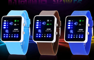 Γυναικείο Shockproof LED ψηφιακό Wristwatch, αντιμαγνητικό δυαδικό ρολόι