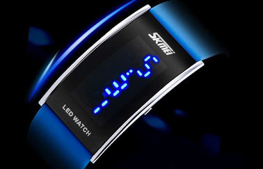 Ψηφιακό Wristwatch 3 των για άνδρες και για γυναίκες PU οδηγήσεων ζωνών νερό του ATM ανθεκτικό