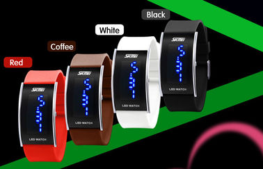 Ψηφιακό Wristwatch 3 των για άνδρες και για γυναίκες PU οδηγήσεων ζωνών νερό του ATM ανθεκτικό