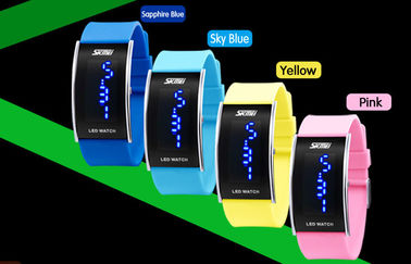Ψηφιακό Wristwatch 3 των για άνδρες και για γυναίκες PU οδηγήσεων ζωνών νερό του ATM ανθεκτικό