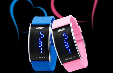 Ψηφιακό Wristwatch 3 των για άνδρες και για γυναίκες PU οδηγήσεων ζωνών νερό του ATM ανθεκτικό