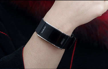 Ψηφιακό Wristwatch 3 των για άνδρες και για γυναίκες PU οδηγήσεων ζωνών νερό του ATM ανθεκτικό