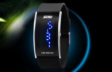 Ψηφιακό Wristwatch 3 των για άνδρες και για γυναίκες PU οδηγήσεων ζωνών νερό του ATM ανθεκτικό